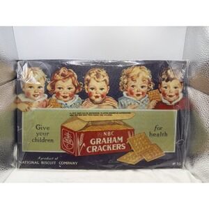 National Biscuit Company Graham Cracker Metal Sign # 16 1996